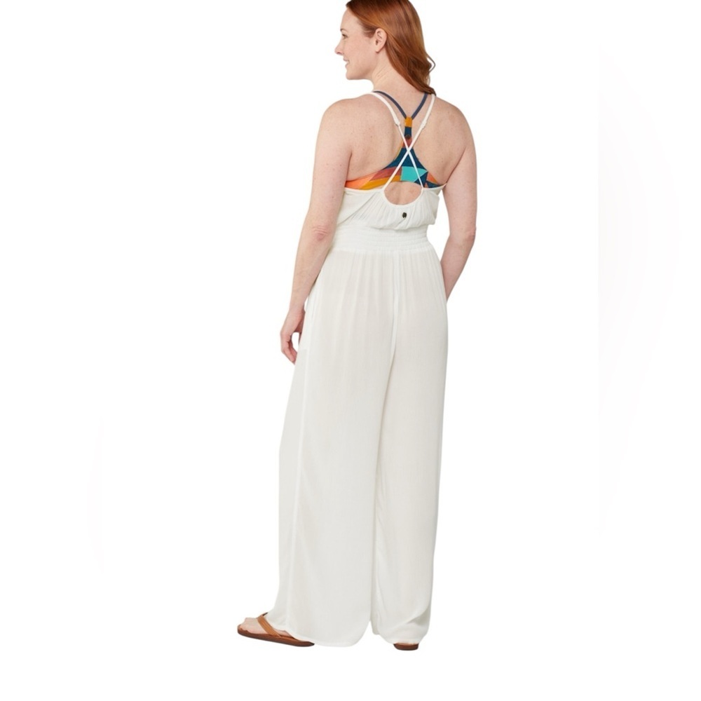 NWOT PRANA Elegant White Women's Jumpsuit romper - Picture 2 of 4